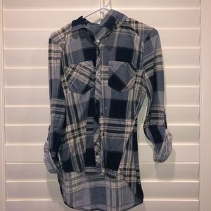plaid long sleeve shirt